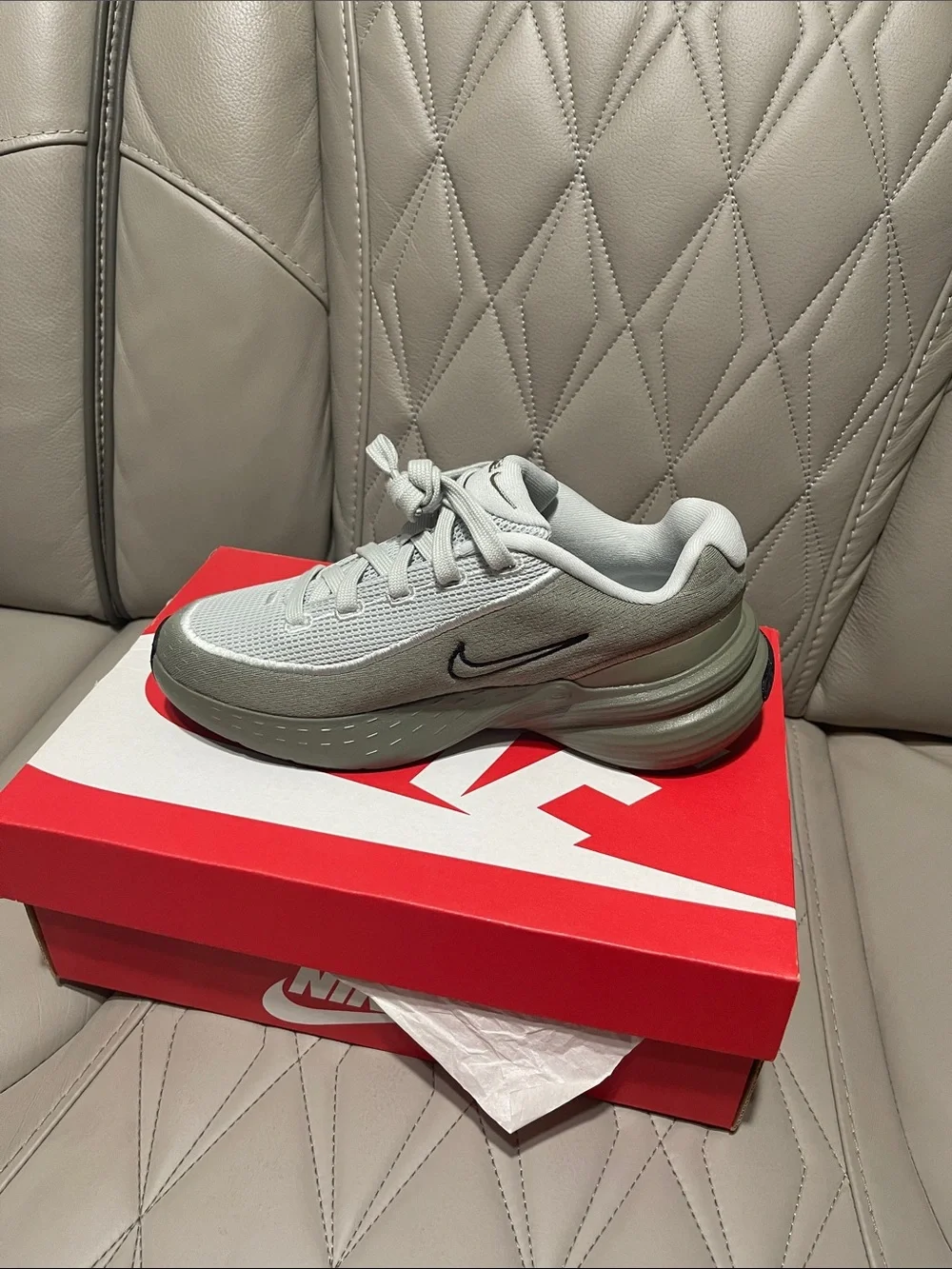 Nike Uplift SC Kids' Sneakers - Sage Green and Black